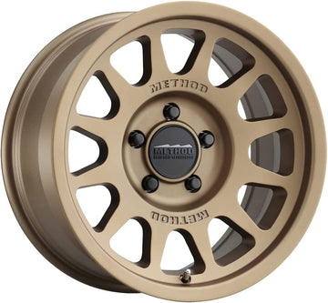 Method Race Wheels MR703 Bead Grip Method Bronze Wheel with Aluminum (17 x 9. inches /5 x 5 mm, -12 mm Offset) Set of 4