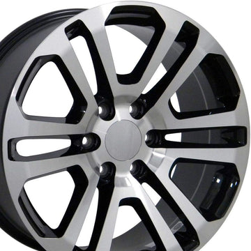 OE Wheels LLC 20 inch Rim Fits Sierra Wheel CV99 20x9 Mach'd Wheel Hollander 4741, Set of 4