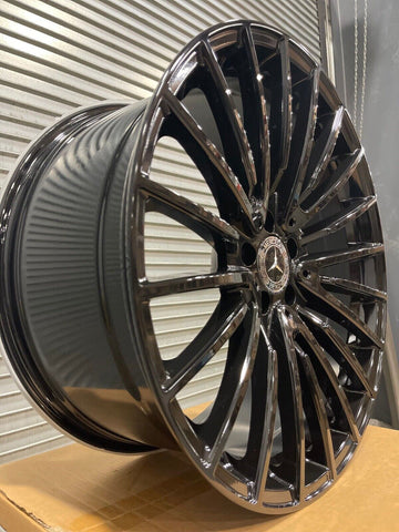 4 PCS 20" Wheels For Mercedes S500 S550 S450 CL550 CL500 4Matic 20x8.5 +30 Rims