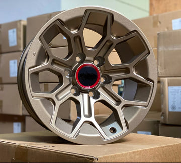 4 PCS 17" Bronze Wheels Fit Toyota 4Runner Tacoma FJ 17x8 6x139.7 +5 Rims Set 4