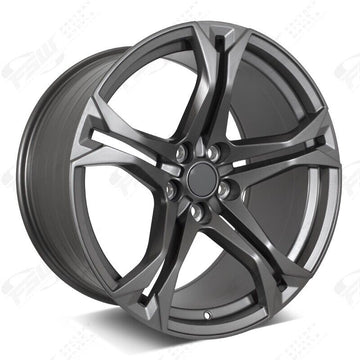 20" Wheels Fit Camaro Chevy 20x10 / 20x11 Gunmetal 1LE Split Style Rims Set 4
