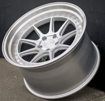 19" Aodhan DSX Wheels 19x11 +22 5x114.3 Silver Machined Set 4 Concave Rims