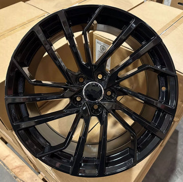 (Set of 4 ) 18" Wheels for Audi TT Q3 A3 A4 A5 S4 S5 18x8 5x112 +30 Gloss Black