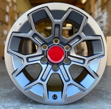 17x8 Gunmetal Wheels Fit Toyota 4Runner Tacoma FJ 17" 6x139.7 +5 Rims Set 4