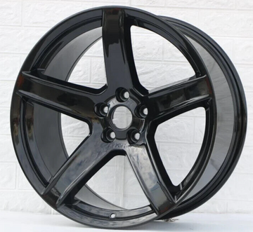20" Wheels For Dodge Charger Challenger Hellcat 20x9.5 5x115 Gloss Black Set 4