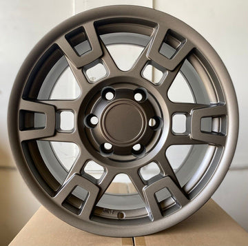 17x8 Matte Bronze Wheels Fits Toyota 4Runner Tacoma 17" 6x139.7 +5 Rims Set 4