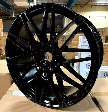 22X9.5/22X10.5 Staggered Set of 4 Wheels 22" For BMW 5X112 X5 X6 G05 G18 XDRIVE