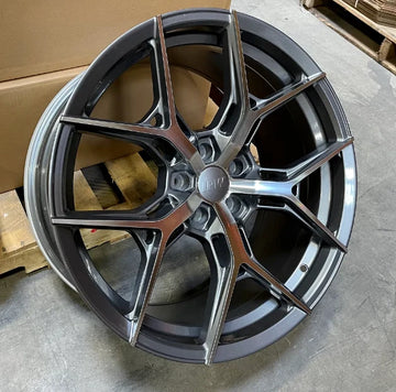 20" Gunmetal Wheels 20x8.5 5x114.3 +35 73.1 For Lexus Honda Accord Kia Nissan