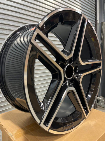 4PCS 20" STAGGERED WHEELS FOR MERCEDES BENZ E300 E350 S550 S560 S600 CL550 CL500