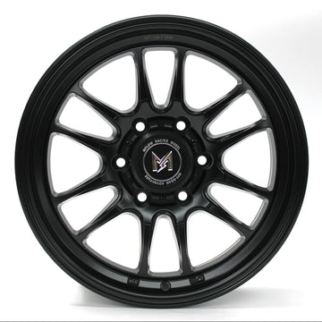 MFlow MF06 Black 17" 17x8.5 +25 6x139.7 CB95.1 Fit 4Runner Tacoma 2024 & Beyond