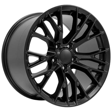 OE Wheels CV22 17x9.5 5x4.75" +54mm Satin Black Wheel Rim 17" Inch