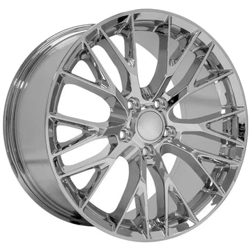 OE Wheels CV22B 19x10 5x4.75" +79mm Chrome Wheel Rim 19" Inch