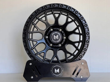 MFlow Off-Road Wheels MF02 17x9 +0 6x139.7 106.1 Black Fit Tacoma 4Runner FJ