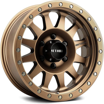 Method Race Wheels MR304 Double Standard Method Bronze Wheel with Aluminum (15 x 8. inches /5 x 4 mm, -24 mm Offset) Set of 4