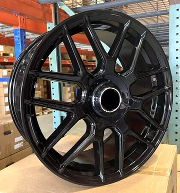 4 PCS 20x9.5 Wheels For Mercedes Benz G500 G550 G55 G63 Gloss Black 20" 5x130