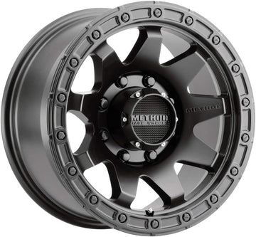 Method Race Wheels MR317 Matte Black Wheel with Aluminum (17 x 8.5 inches /8 x 6 mm, 0 mm Offset) Set of 4