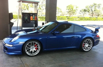 RUGER MESH FORGED SILVER 19X8.5/19X11 WHEELS 19" FITS PORSCHE 997 911 CARRERA S