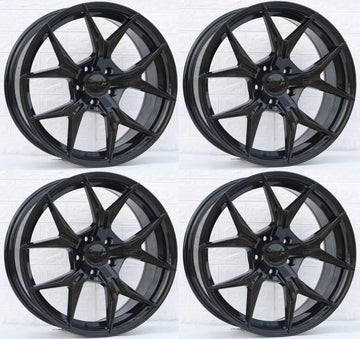 19" Wheels 19x8.5 ET35 5x114.3 CB73.1 For Tesla Model Y 3 Black W531 Rims Set 4