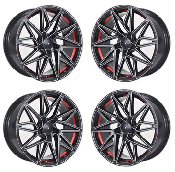 20" Wheels Fits Honda Accord Kia Nissan Camry 20x8.5 5x114.3 +35 CB 73.1 Rims 4