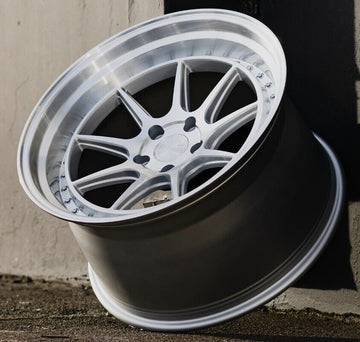 4 PCS 18x9.5 / 18x10.5 5x114.3 +15 Aodhan DSX Wheels Silver 18" Staggered Set