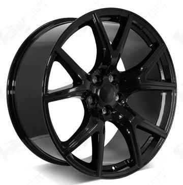 Set 4 22" Wheels For Dodge Ram 1500 Durango Dakota 5x139.7 Gloss Black Rims