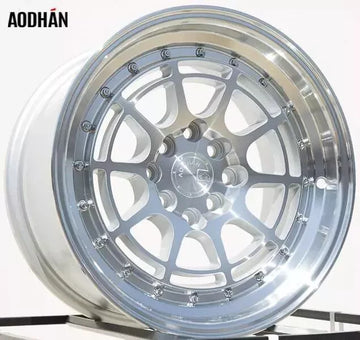 15x8 Aodhan AH04 4x100/114.3 +20 Machined Wheels (Set of 4) Rims