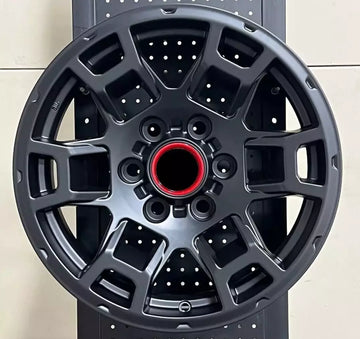 17x7 Wheels Fit Toyota 4Runner Tacoma FJ 6x139.7 ET4 Satin Black 17" Rims Set 4