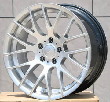 19" Silver Comp Style Wheels For BMW E46 E90 F30 F10 19x8.5 5x120 +35 Set 4