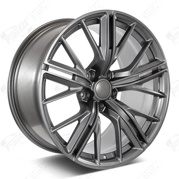 20" Gunmetal Wheels Fit Chevy Camaro 20x10 / 20x11 Chevrolet ZL1 Style Set 4