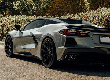 20/21" Avant Garde M580R R-Forged Wheels Set fit Corvette C8 Rims 5x120 BLACK