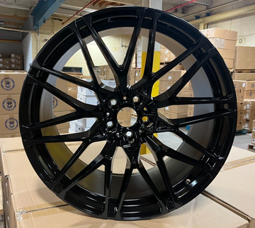 22" GLOSS BLACK STAGGERED WHEELS RIMS FIT BMW X5 X5M E70 F15 X6 E71 F16 5X120