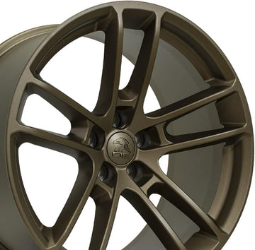 OE Wheels LLC 20 inch Rim Fits Dodge Challenger SRT Wheel DG23 20x10 Bronze Wheel Hollander 2640, Set of 4