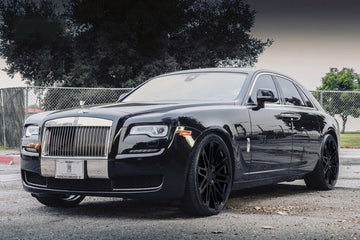 24” ROAD FORCE RF24 GLOSS BLACK WHEELS RIMS FOR ROLLS ROYCE PHANTOM 24X10
