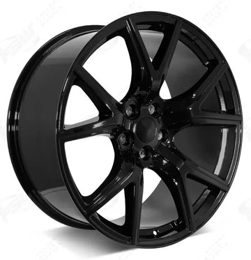 20" Black Wheels Fit Jeep Grand Cherokee Commander Dodge Durango 20x9 5x127 +30