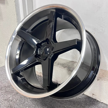 SET OF (4) 20" Staggered Wheels 20x9 / 20x10.5 5X114.3 +35 IPW 1501 Rims
