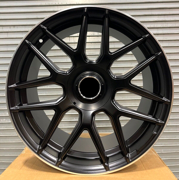 20'' Wheels for Mercedes GLS550 4MATIC SUV 20x9.5 +43 Satin Black Rims Set 4