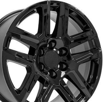 OE Wheels LLC 20 inch fits Sierra Chrome CV63 Silverado 1500 Z71 20x9 Rims Hollander 5913, Set of 4