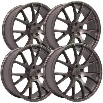 (Set of 4) OE Wheels DG15 20x9 5x115 +18mm Bronze Wheels Rims 20" Inch
