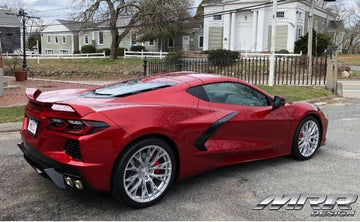 19x8.5 / 20x11 MRR GF5 For Corvette C8 5x120 Silver Machined Wheels Rims Set 4