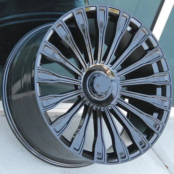 22x9 / 22x10.5 Wheels Fit Mercedes S500 S550 S560 S63 Staggered 22" Rims Set 4