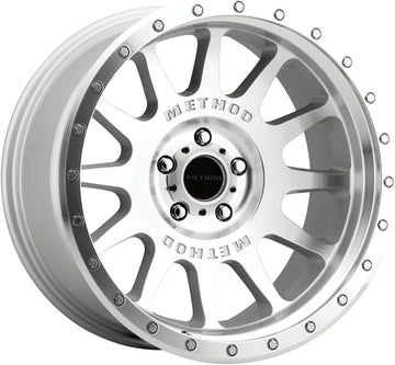 Method Race Wheels 605 NV Machined Wheel Clear Coat (20 x 10. inches /5 x 5 mm, -24 mm Offset) Set of 4