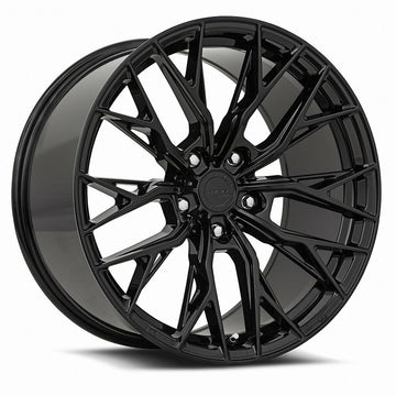 19x8.5 / 20x11 MRR GF5 Fit Corvette C8 5x120 38 / 48 Gloss Black Wheels Set 4