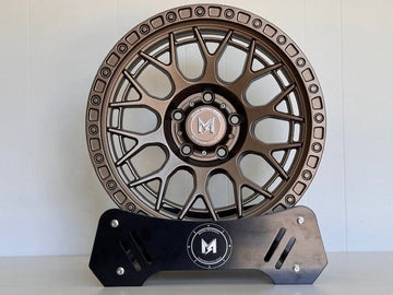 MFlow Off-Road Wheels MF02 Bronze 17x9 -12 5x127 CB71.5 Fit Wrangler Gladiator