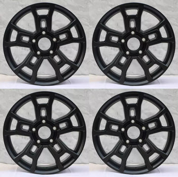 20x9 SATIN BLACK WHEELS FOR TOYOTA TUNDRA 5x150 ET20 RIMS 20" SET 4