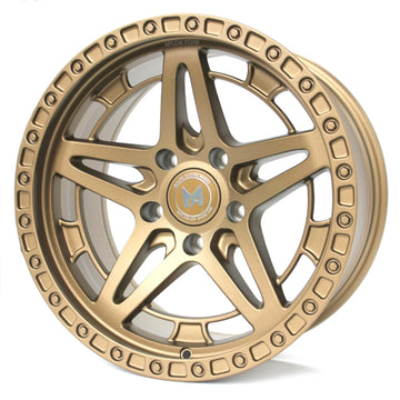 MF01 Bronze 17x9 -12mm 5x127 Fit Jeep Gladiator Wrangler Lifted Rubicon Mojave