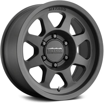 Method Race Wheels 701 Black Wheel with Matte (17 x 7.5 inches /5 x 108 mm, 30 mm Offset) Set of 4