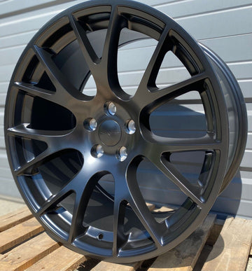 20" Matte Black Wheels 20x9 / 20x10 Fit Dodge Charger Challenger SRT Rims Set 4