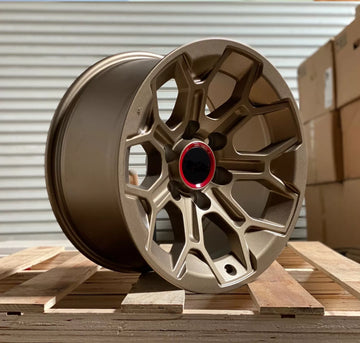 4 PCS 17x8" Bronze Wheels Fit Toyota 4Runner Tacoma FJ 6x139.7 +5 Rims 17" Set 4