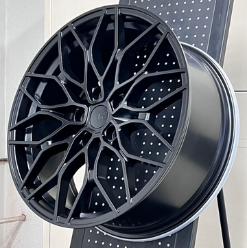 18" W719 SATIN BLACK STAGGERED WHEELS RIMS FITS BMW 323i 325i 328i 335i 5x120