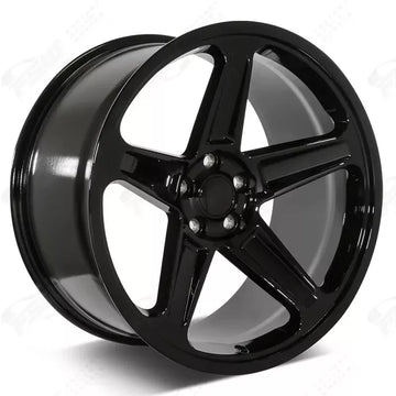 20" Wheels 20x9.5 / 20x10.5 For Dodge Charger Challenger Gloss Black Rims Set 4